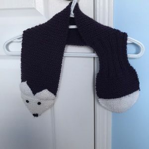 Handmade knitted scarf